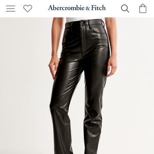 Abercrombie vegan leather pants